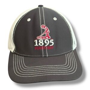 Pinehurst 1895 Golf Hat by ’47 Brand – Gray & White Mesh Adjustable Cap – OSFA
